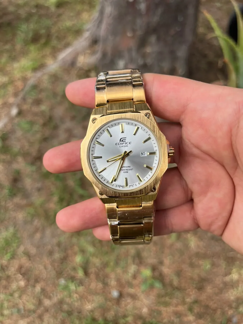 Casio Edifice — Dorado / Blanco