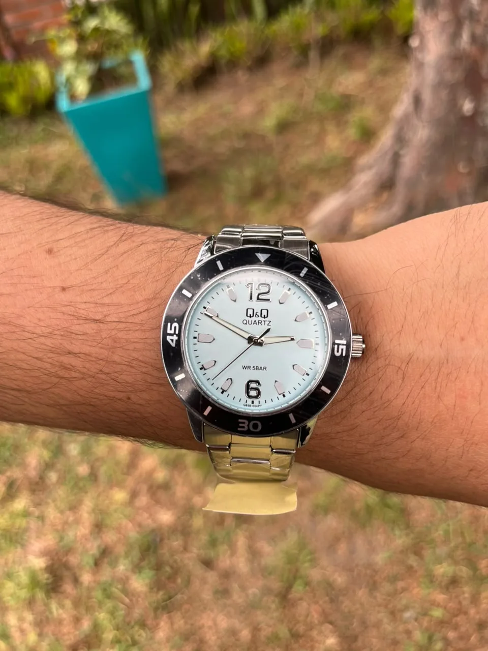 QYQ Aura — Plateado / Azul Cielo — vista 2